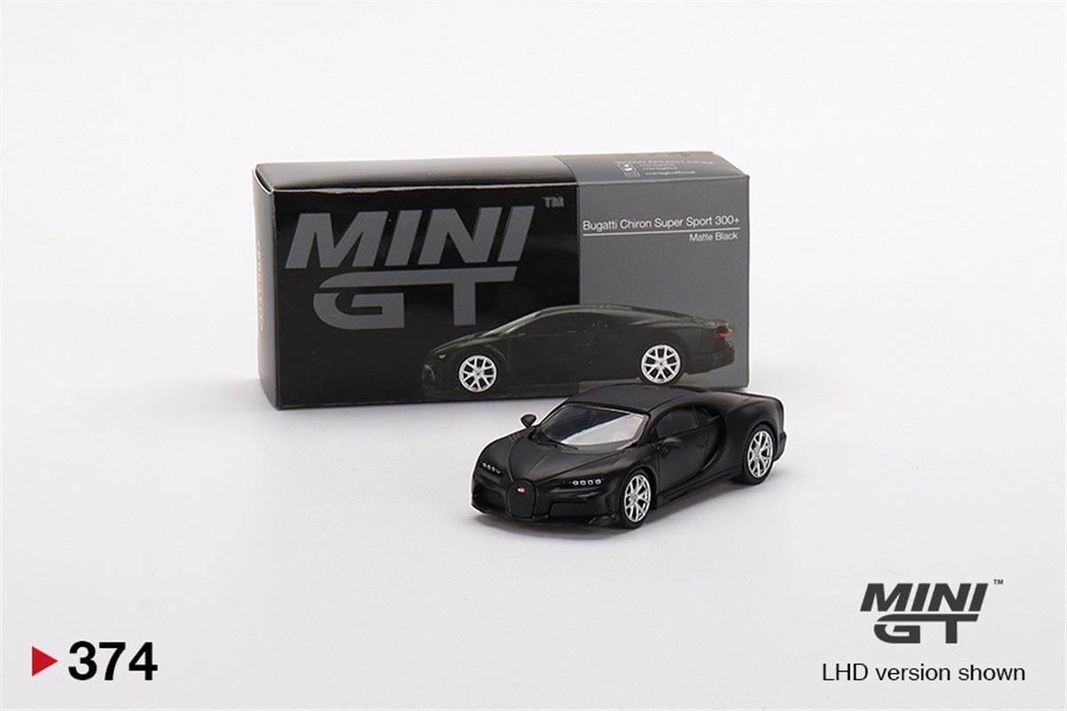 Mini GT Bugatti Chiron Super Sport 300+ Matte Black | diecastpazar
