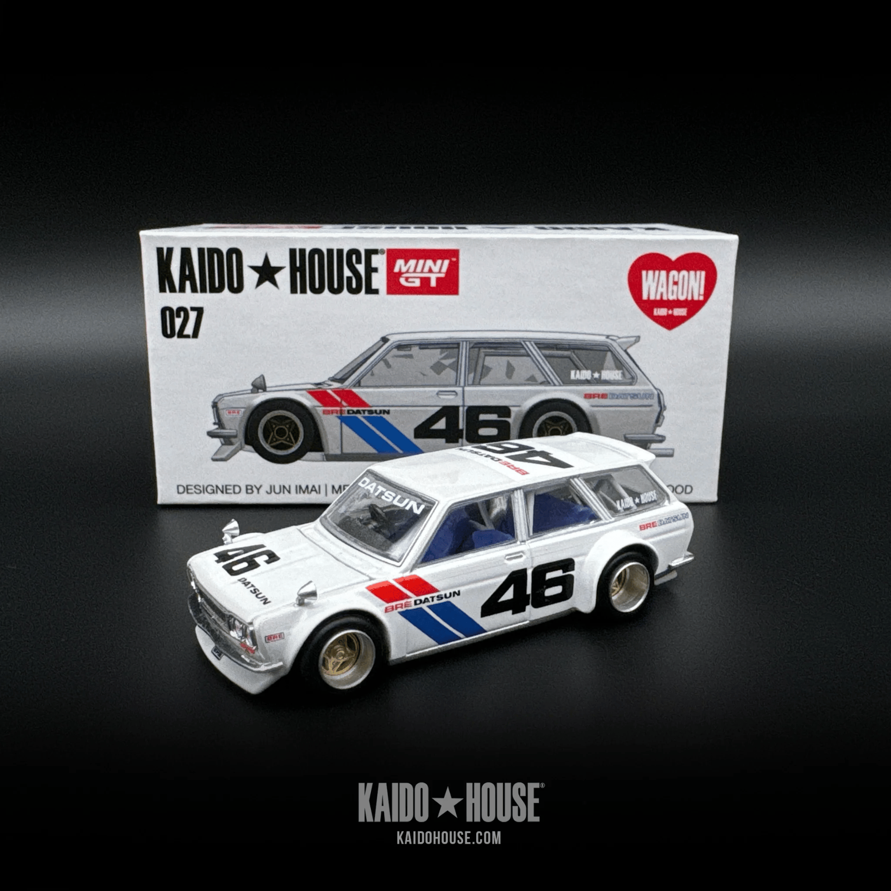Mini GT Kaido House Datsun 510 Wagon BRE #46 V2 | diecastpazar