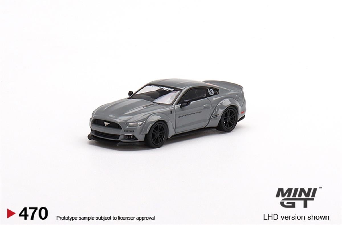 MINI GT LB★Works GT-R Satin Silver MINI GT 49 LB WORKS Nissan GT-R (R35)Satin Silver Type 1