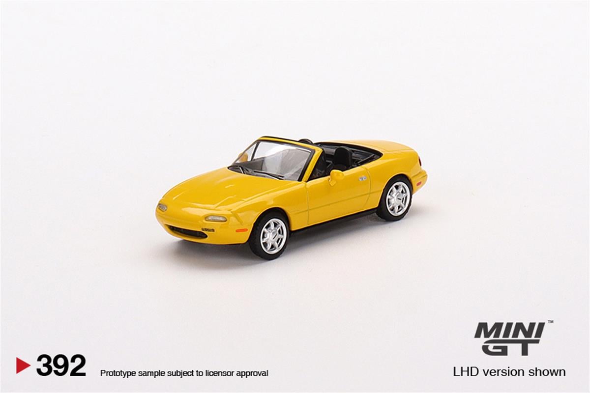 Mini GT Mazda Miata MX-5 Sunburst Yellow | diecastpazar