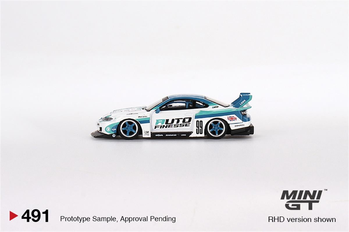 MINIGT LB-Super Silhouette S15 SILVIA 2台 MINI GT 1:64 Nissan S15 SILVIA LB-Super Silhouette #555 2022
