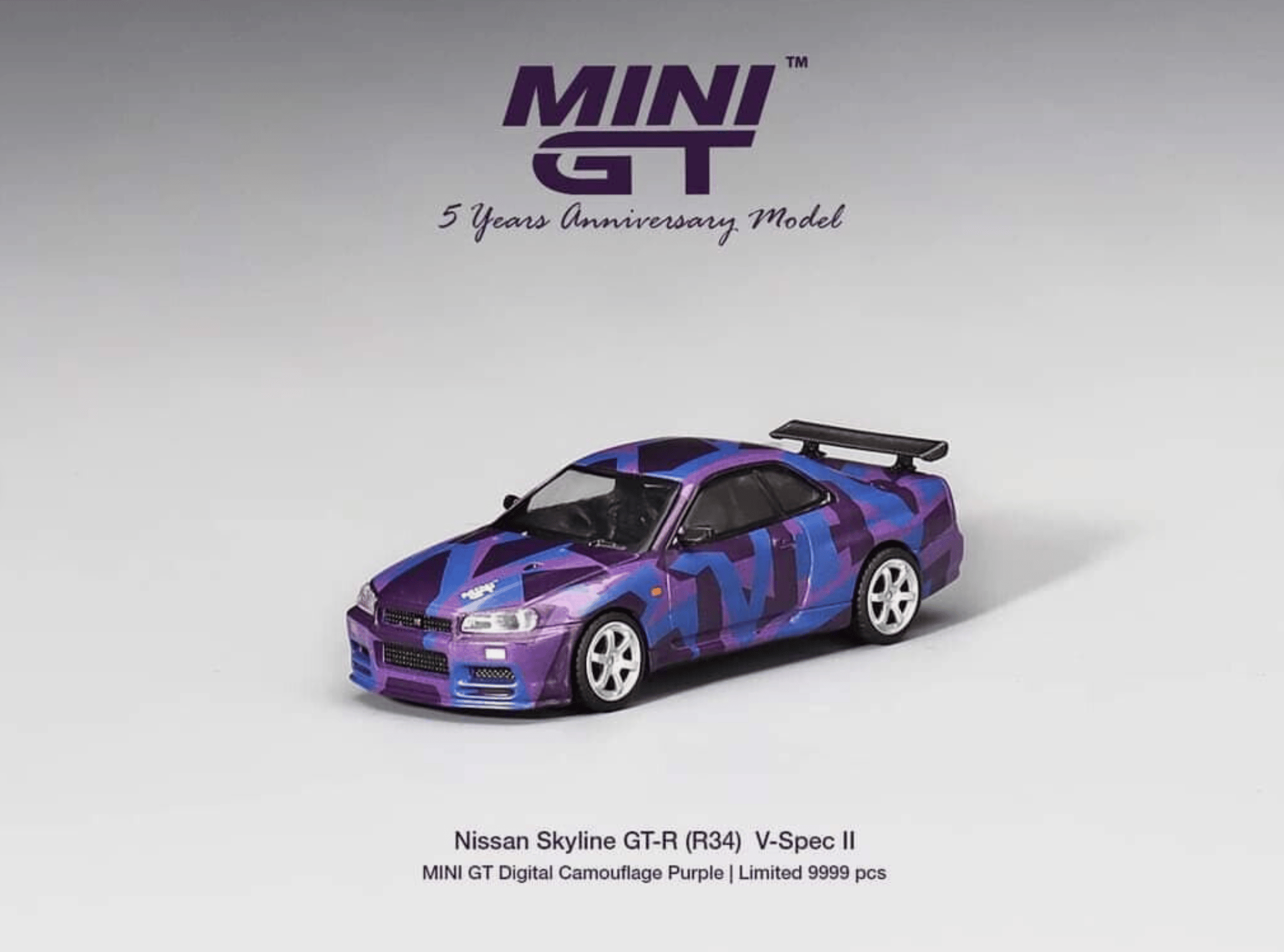 Mini GT Nissan Skyline GT-R R34 5 Years Aniversary| diecastpazar