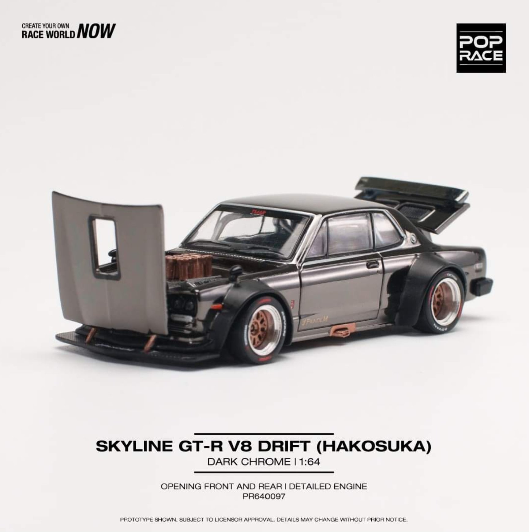 Pop Race 1:64 Diecast Model Araba