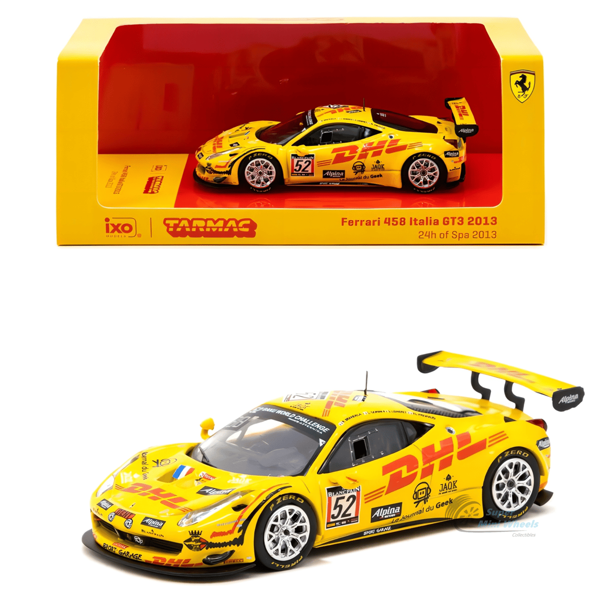 Tarmac Works Ferrari 458 italia GT3 DHL | diecastpazar