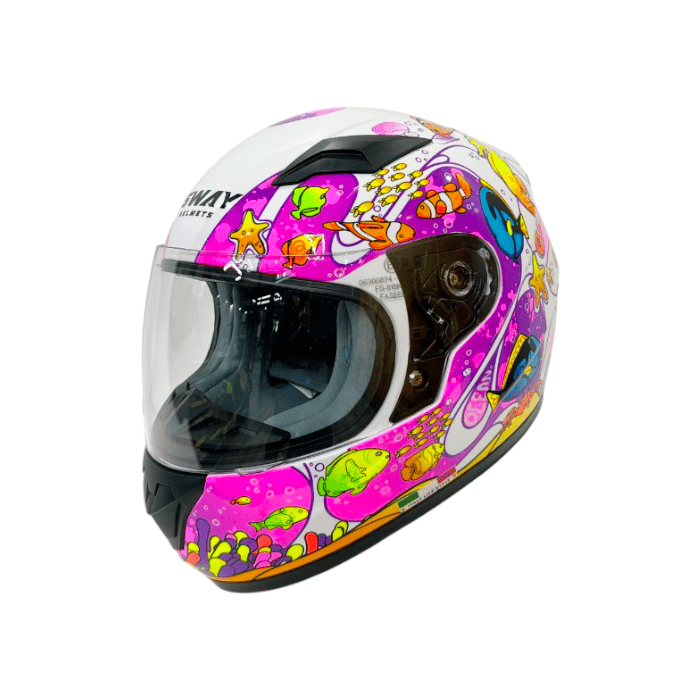 Sway Kapalı Çocuk Kask Sw 815K Ocean Girl