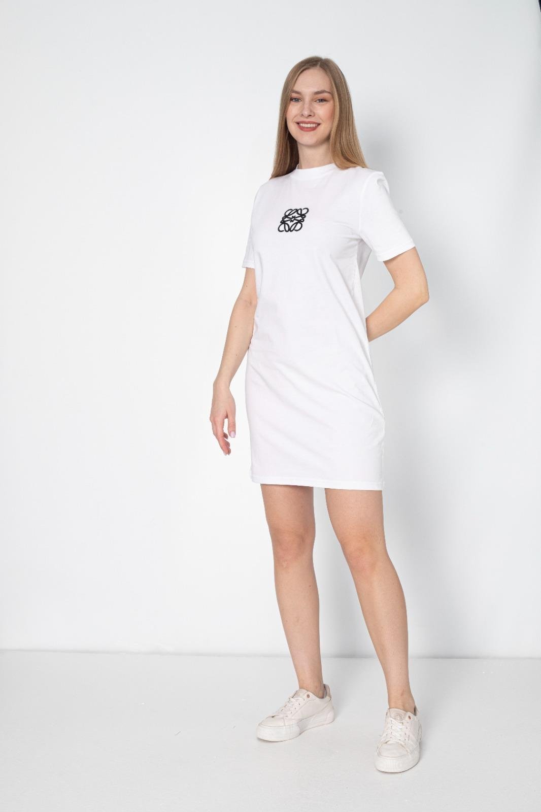 Original Brand Crew Neck Dress