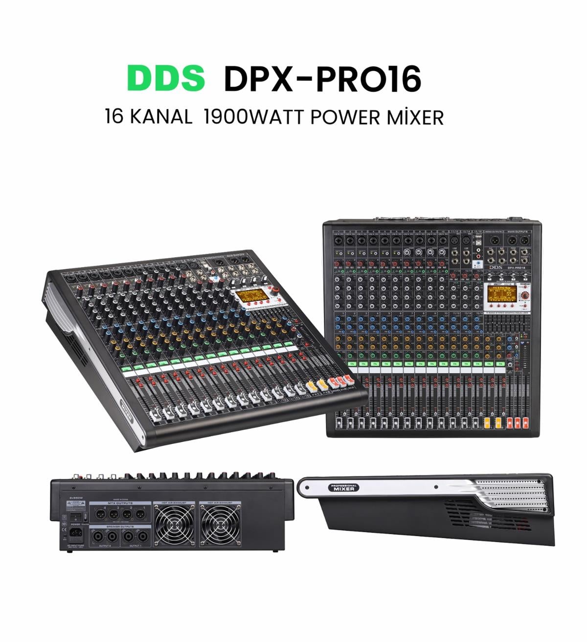 DDS DPX–PRO16 Power Mixer