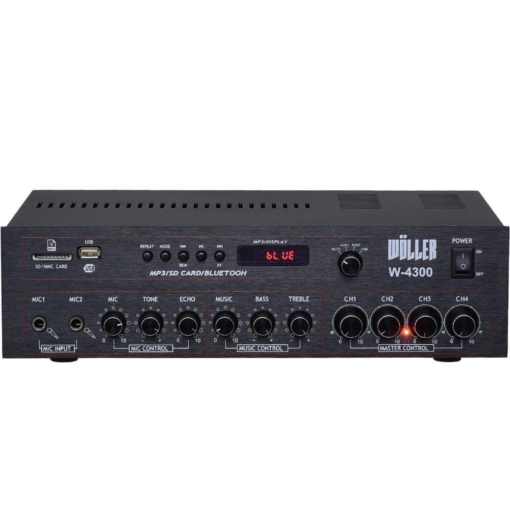 Wöller W-4300 4 Çıkış Hat Trafolu Mikser Amplifikatör