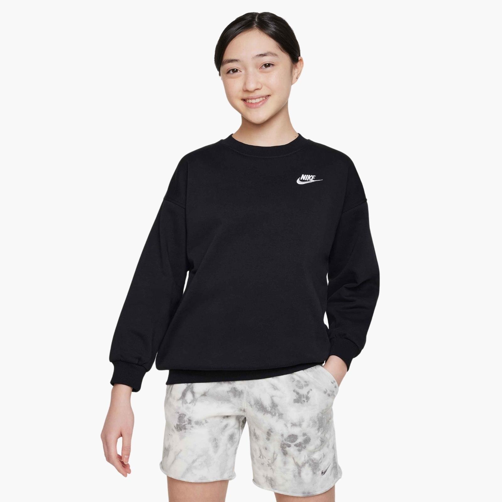 Nike Sportswear Club Fleece K z Cocuk Sweatshirt Yuxel