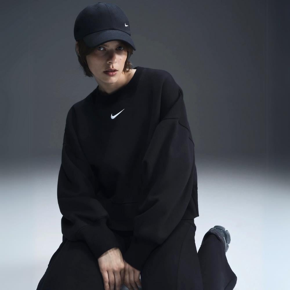 Nike Sportswear Phoenix Fleece Oversize Sweatshirt - Siyah