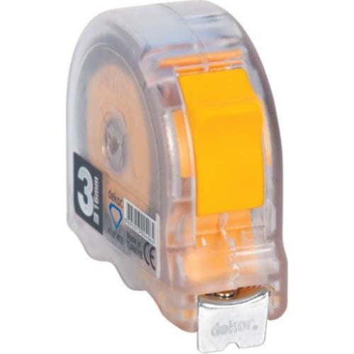 Dekor 406 Şeffaf Şerit Metre 3 Metre 16 Mm