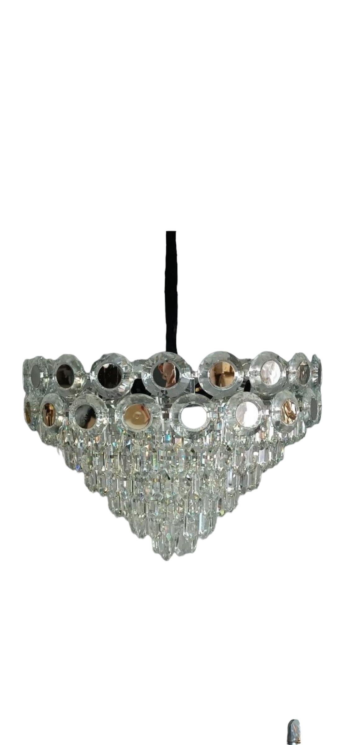 HBY 647-600 Cam Kristal Salon Avize