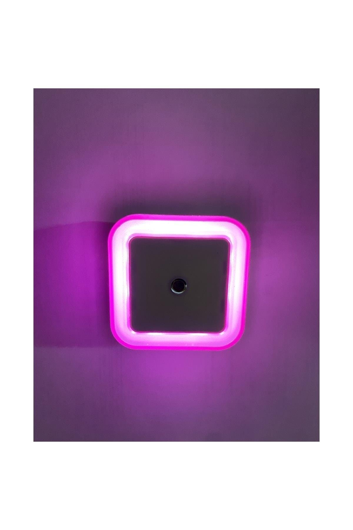 Sensörlü Gece Lambası Priz Sistemli Ct9500 Mor Renk