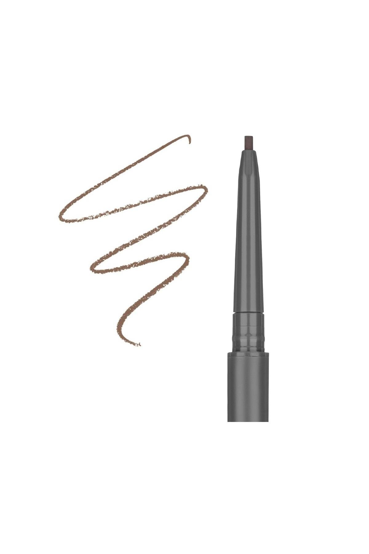 Asansörlü Kaş Kalemi 02 - Retractable Eyebrow Pencil 02 Light Brown - Alix  Avien