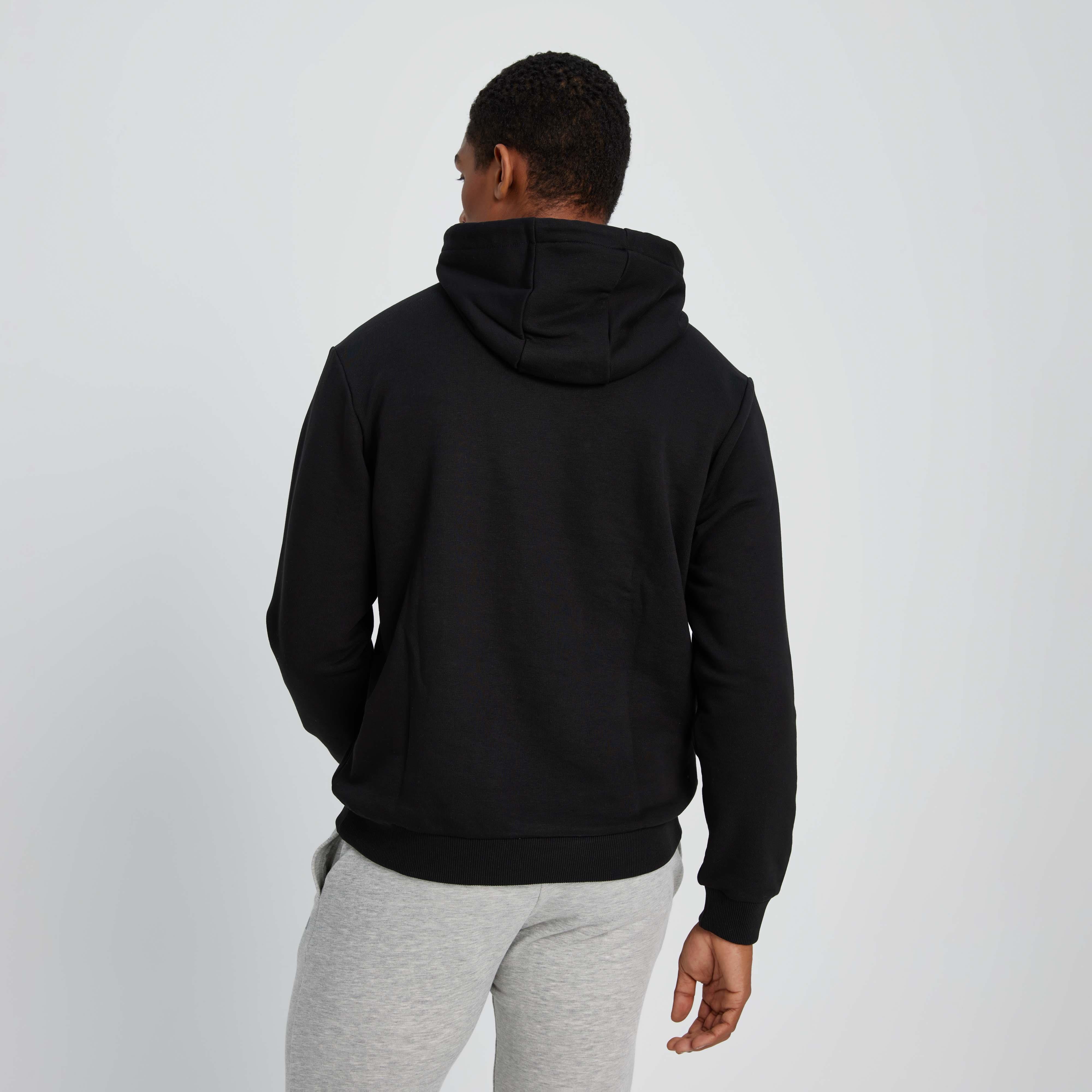 Ellesse Erkek Kapu onlu Sweatshirt EM050 BK