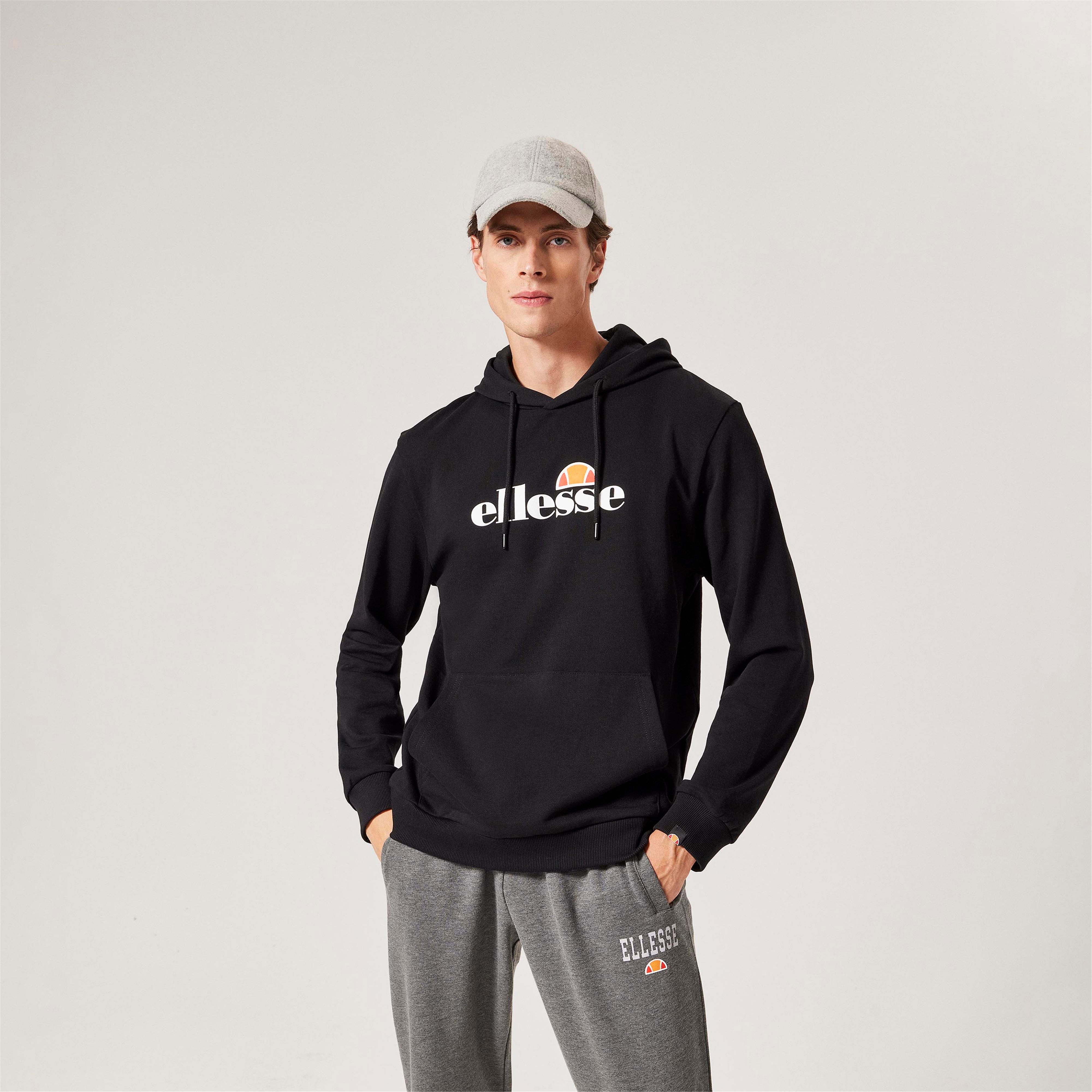 ellesse Erkek Siyah Kapu onlu Sweatshirt M031 BK