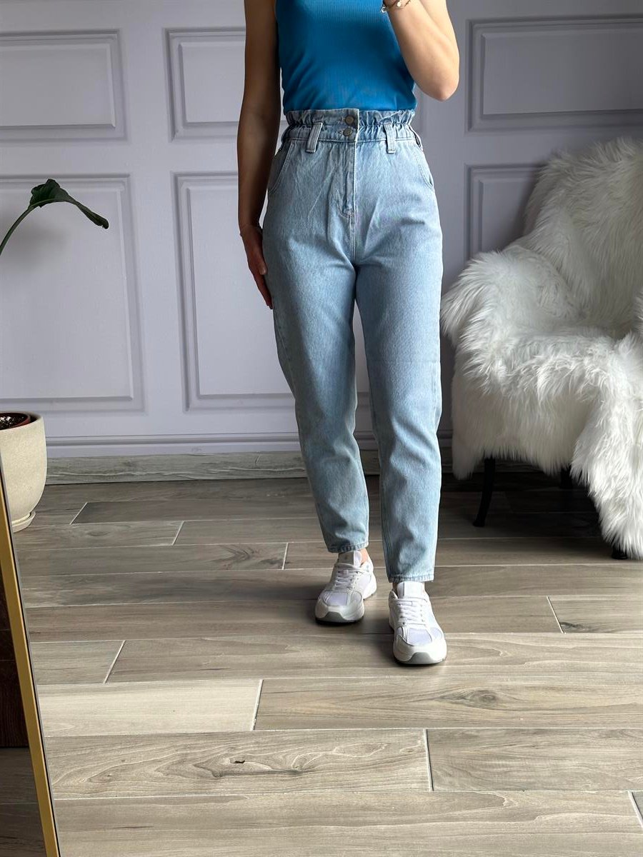 Bel Detaylı Mom Jean CDBR3016