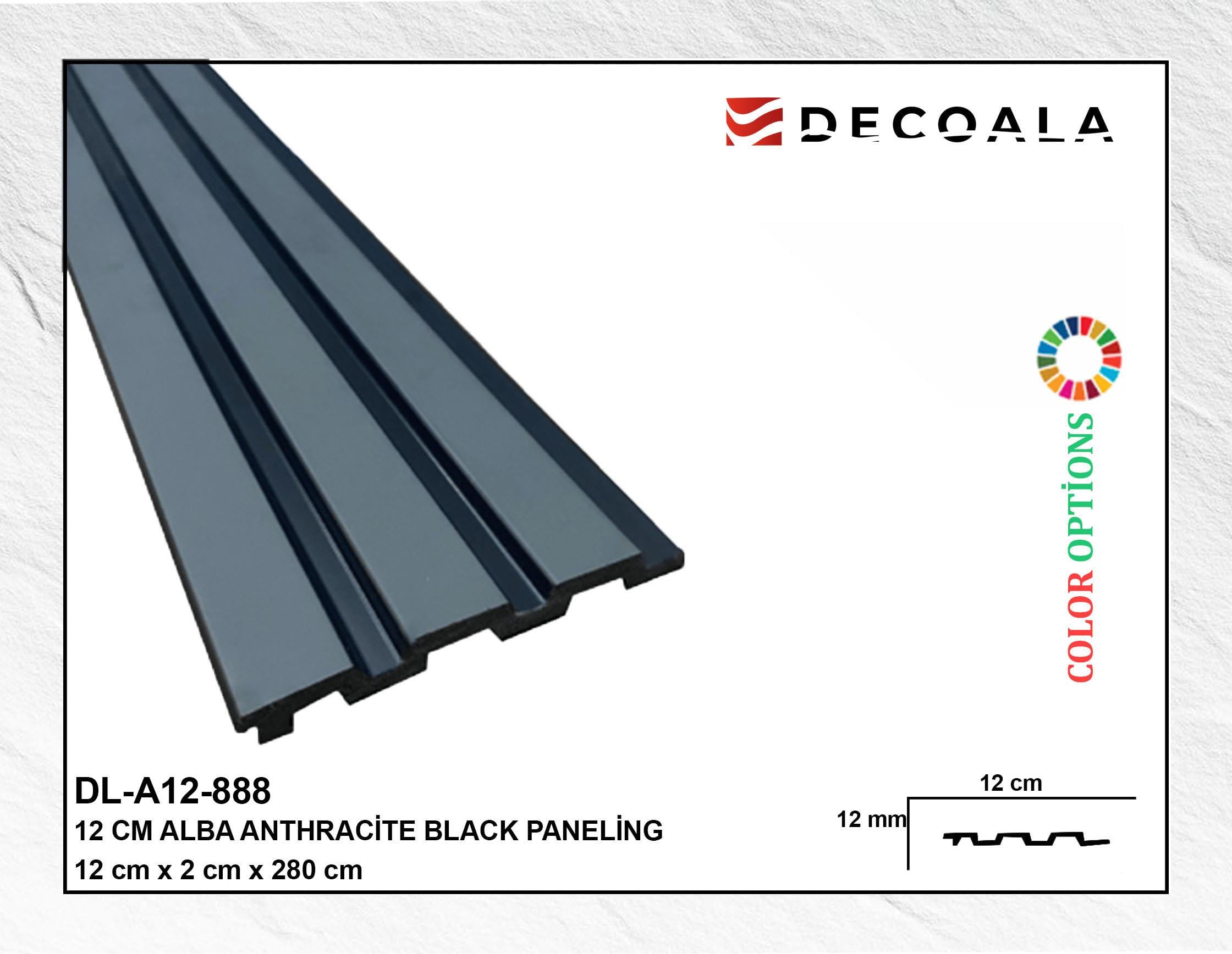 12 CM ALBA BEYAZ LAMBRİ - Deco Ala