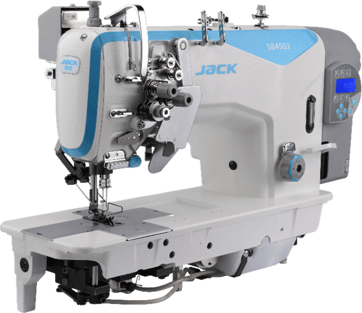 JACK JK-58450J-403E Çift İğne Küçük Çağanoz İplik Kesicili İptalli