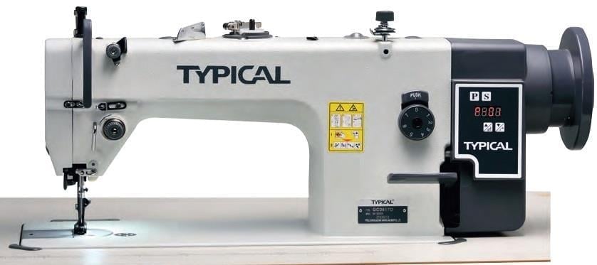TYPICAL GC 0617D2 Elektronik İp. Kesmeli Çift Pabuç Tek İğne İç