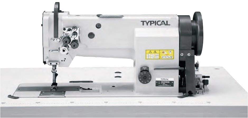 TYPICAL GC 20608 Çift Pabuç Çift İğne Kilit Dikiş Makinesi ( 25 Cm )
