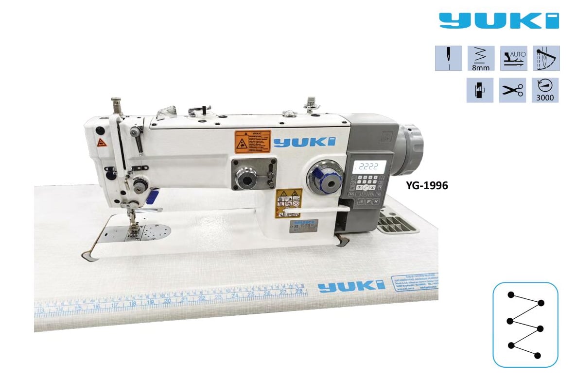 YUKİ YK-5530-DZ Zikzak Supla Çanta Dikiş Makinesi