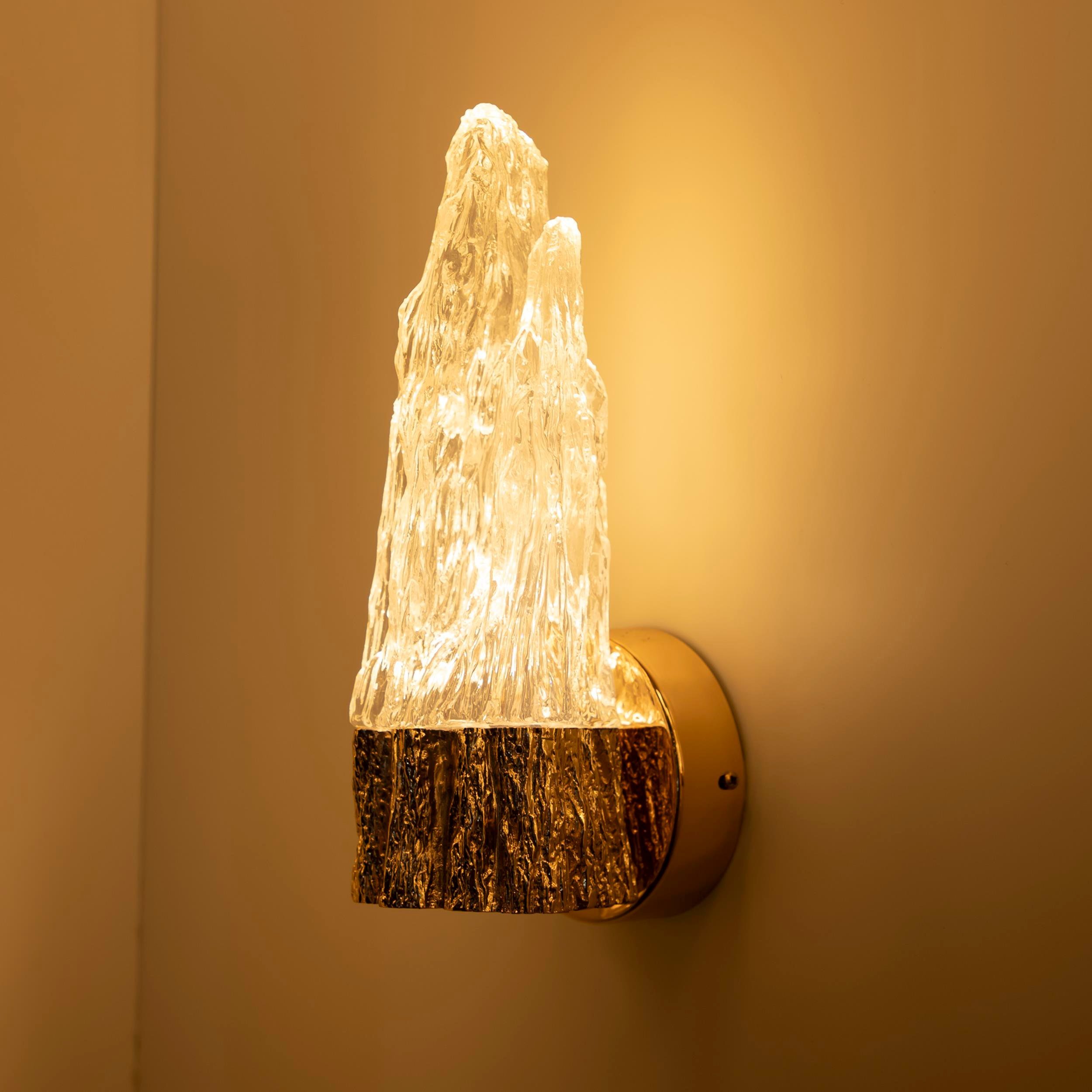 Kardal Akrilik Gold Led Aplik - 30cm