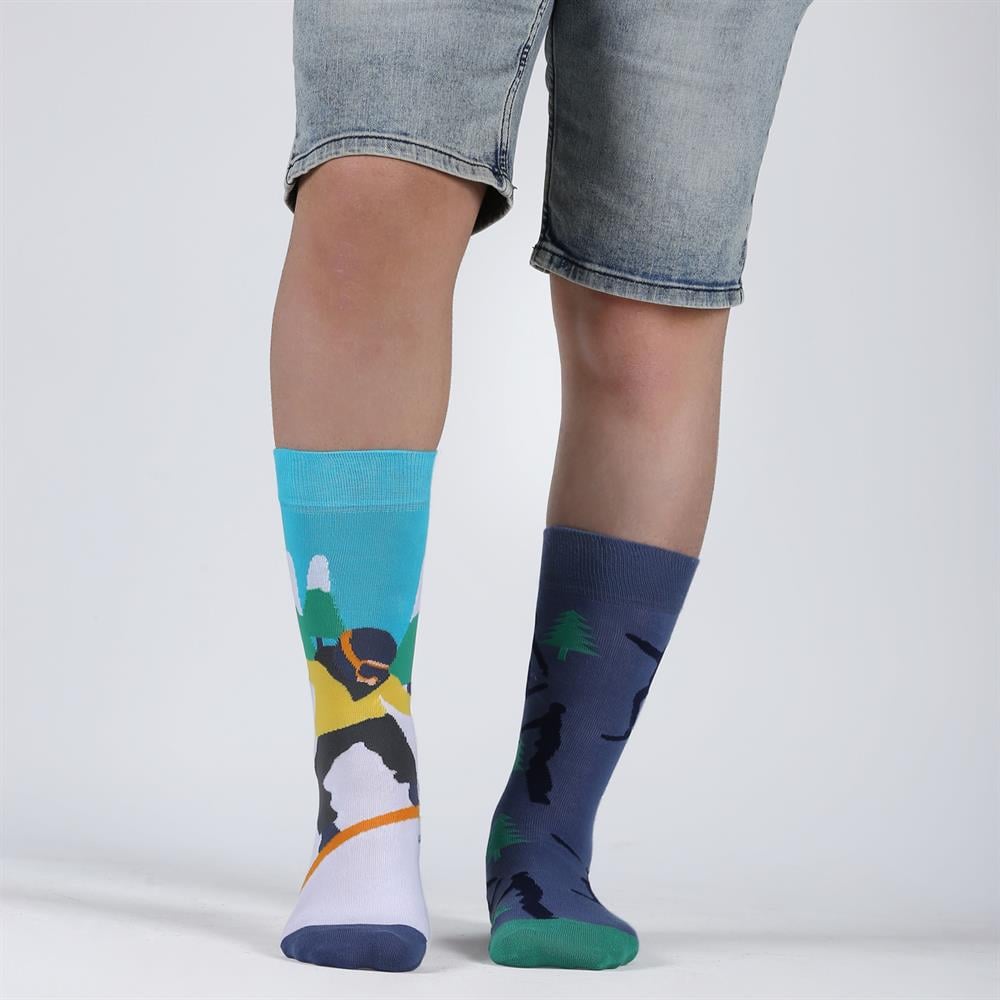 Skiman Vibes Eşi Farklı Çorap | ColorCool