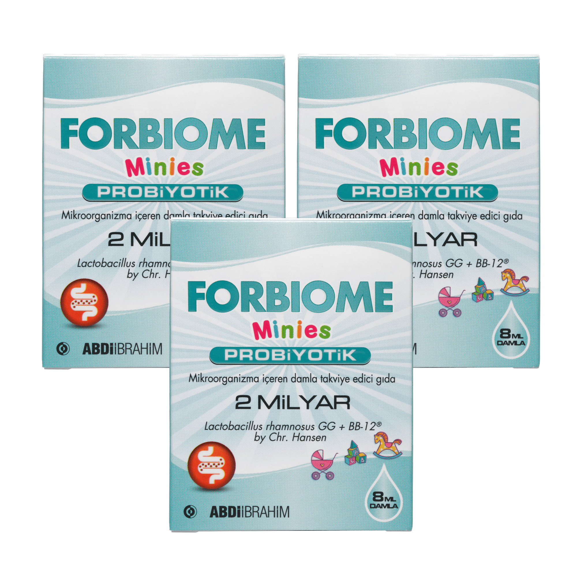 Forbiome Minies Probiyotik Damla 8 ml 3 Adet - Abdi İbrahim