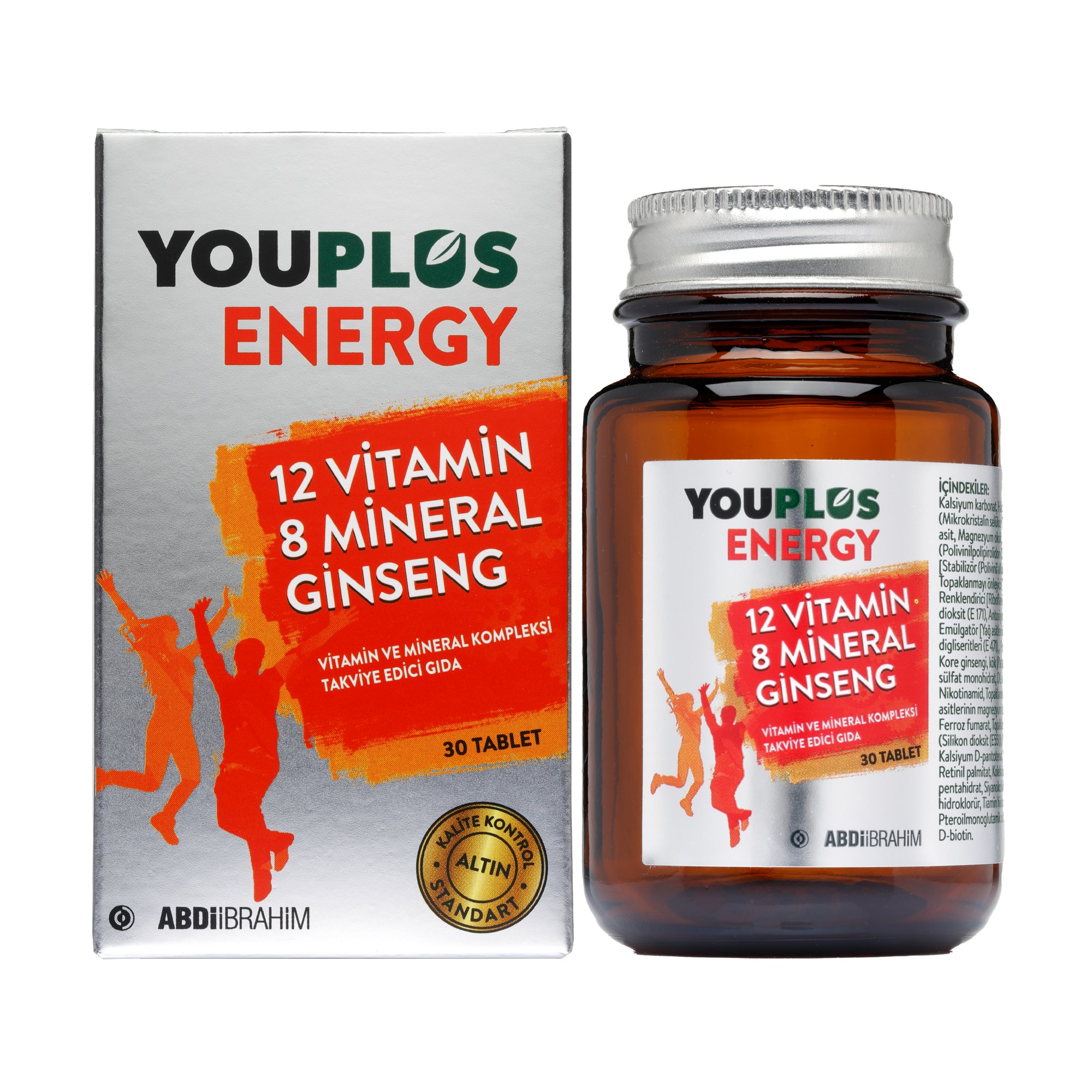 It’s A Living 「YOU AND ME」リカルド ゴンザレス Youplus Energy Vitamin ve Mineral Kompleksi 30 Tablet - Abdi
