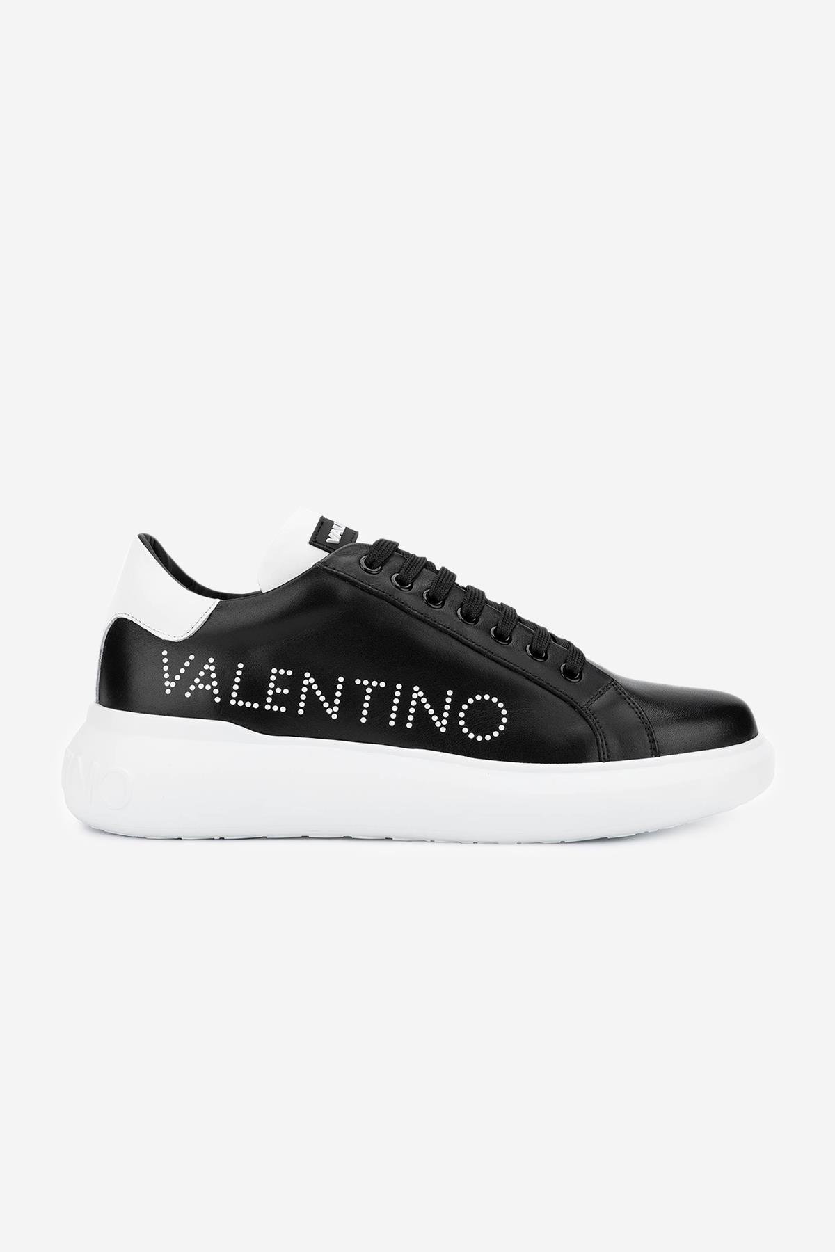 Valentino İtimi Kadın BLACK/WHITE Hakiki Deri Sneakers & Spor Ayakkabı