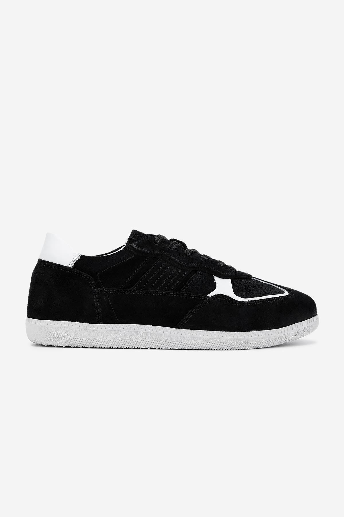 Valmenti Kadın Hakiki Deri Siyah Sneakers & Spor Ayakkabı