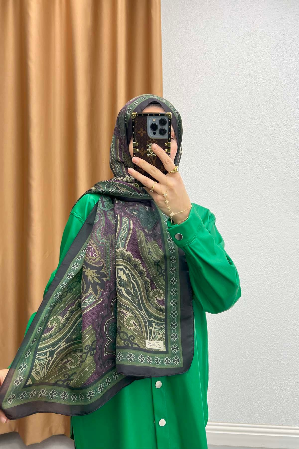 Etro Desenli Şal Mürdüm