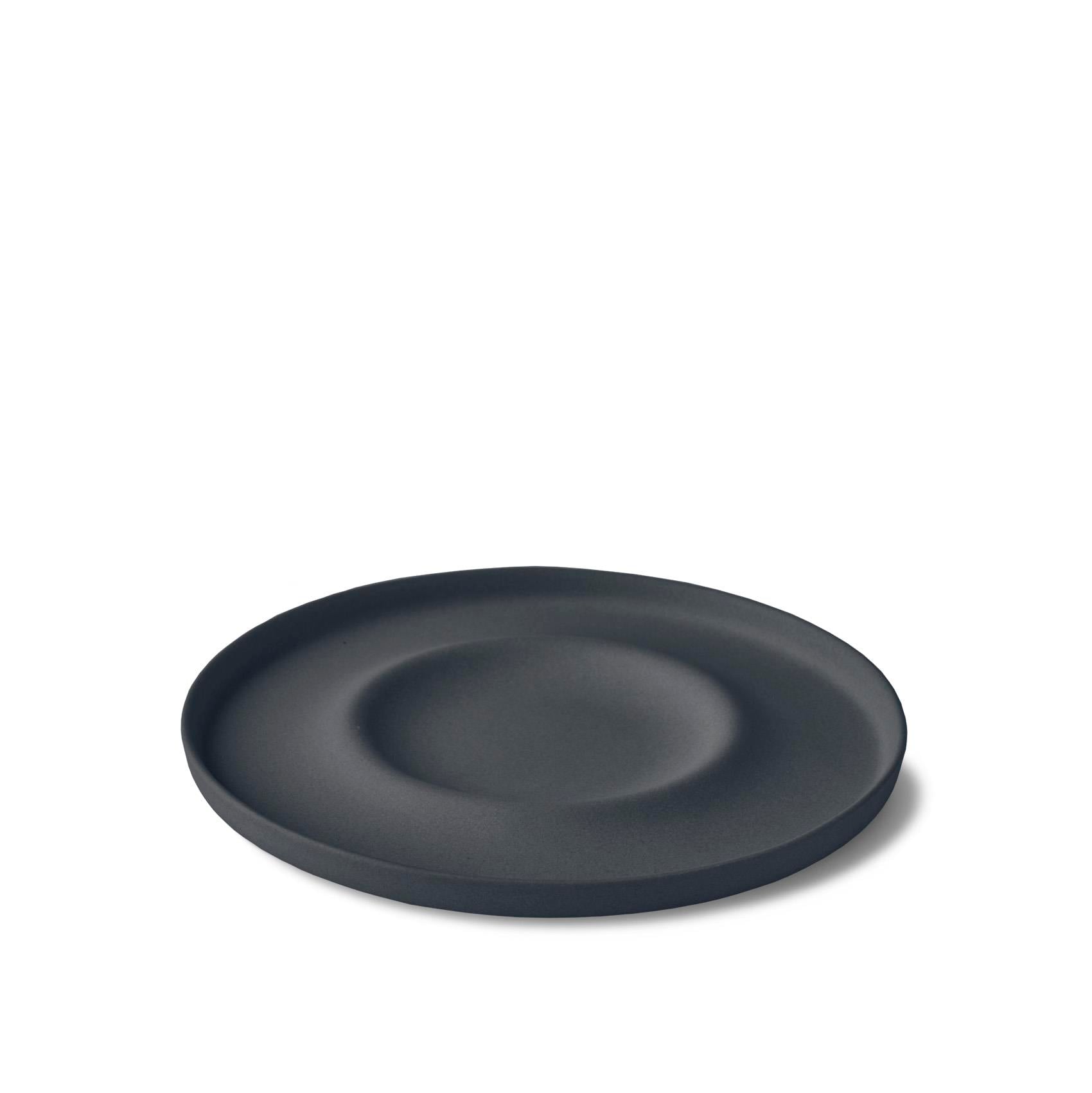 Capsule Tea Cup Saucer Ivory - Black