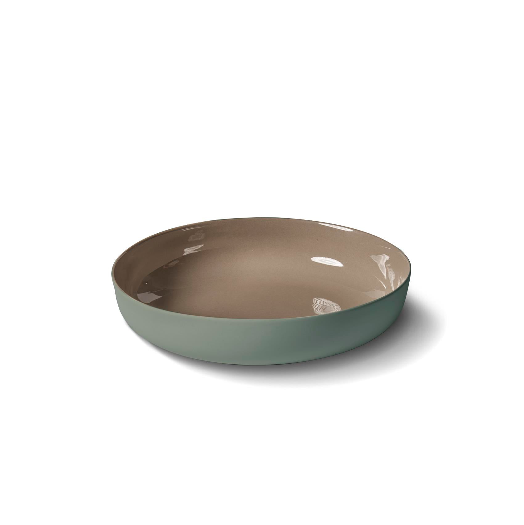 Große Kapselschale Doppel Farbe