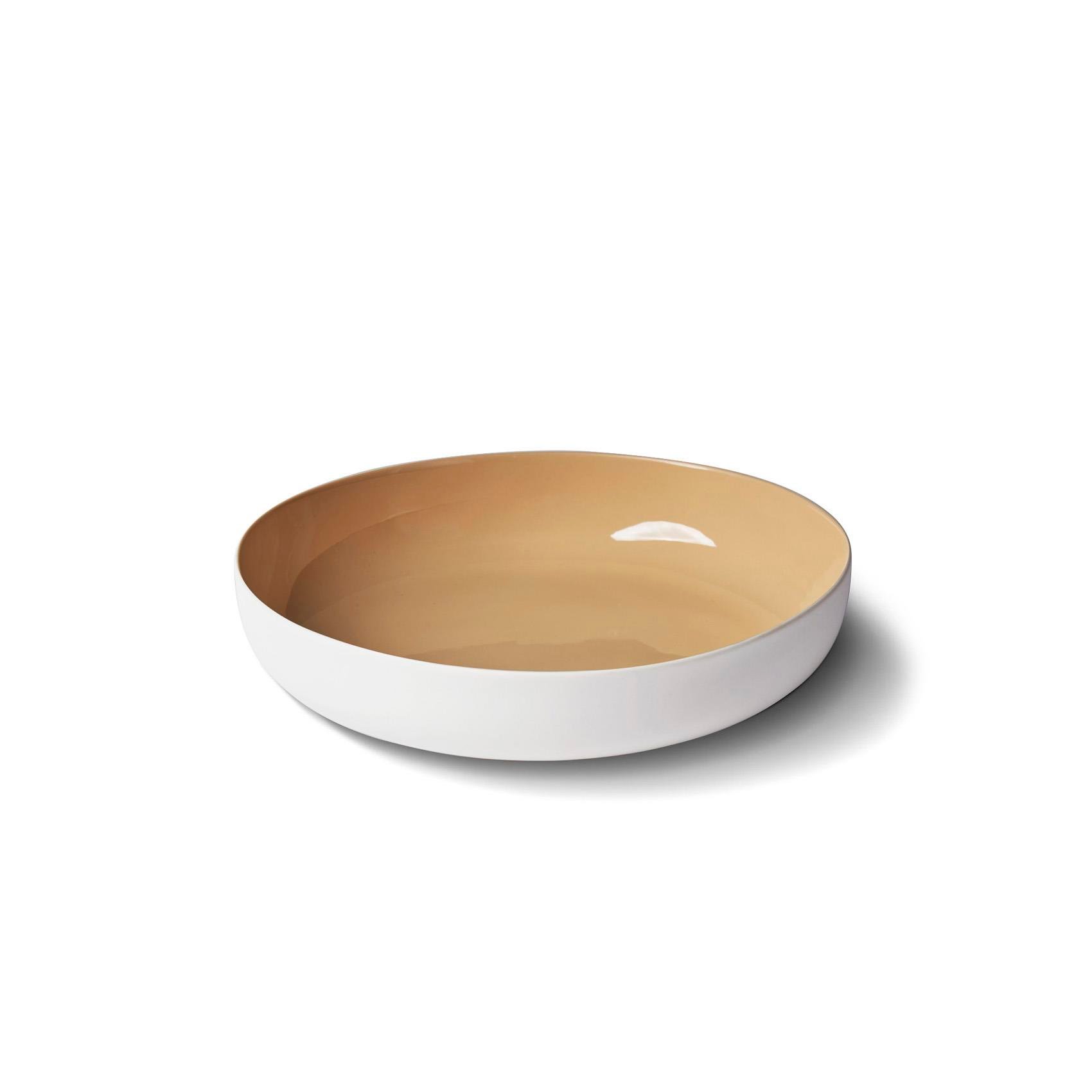 Große Kapselschale Doppel Farbe - Ivory&Straw