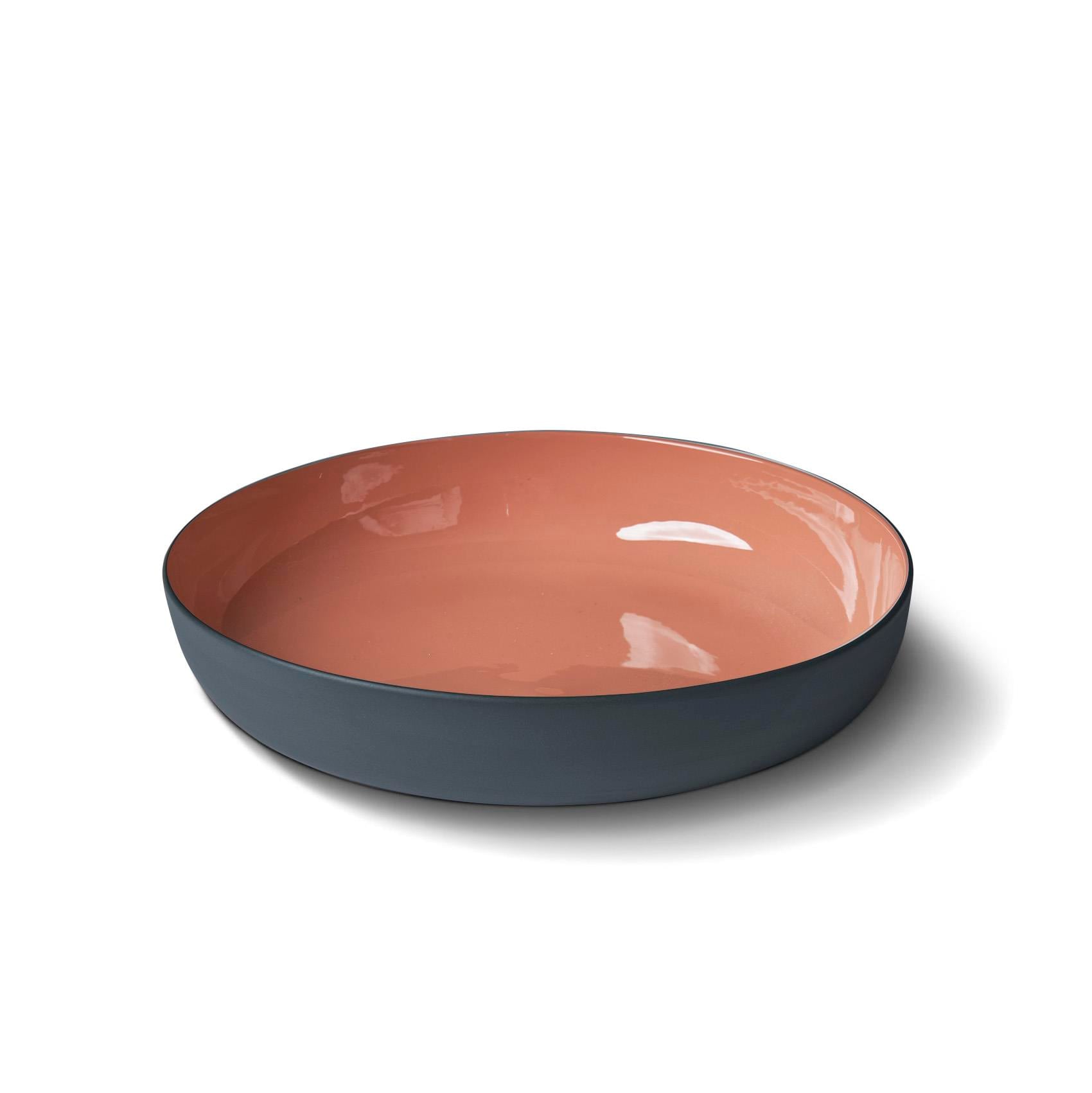 Capsule Salatschüssel Doppelfarbe - Black&Coral