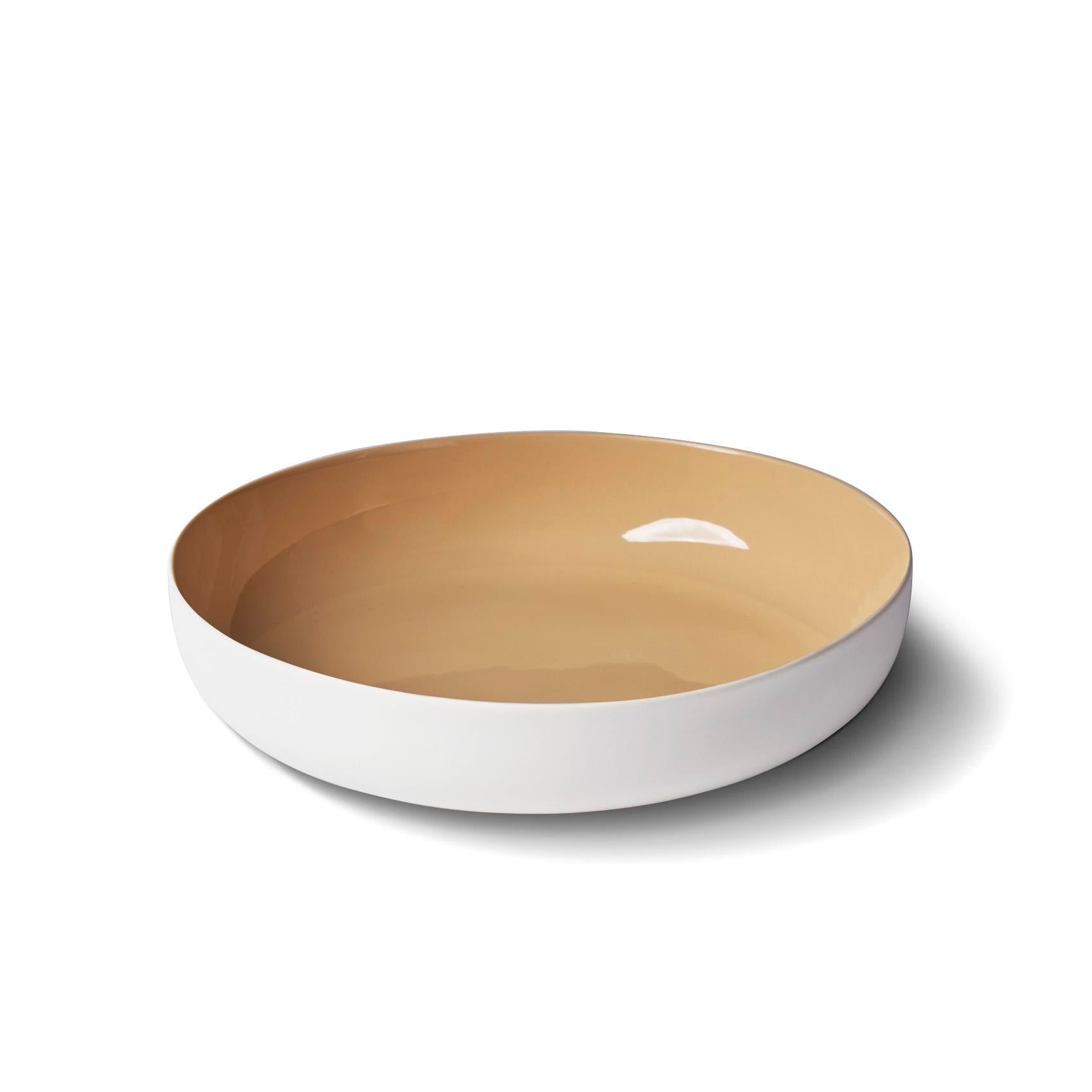 Capsule Salatschüssel Doppelfarbe - Ivory&Straw