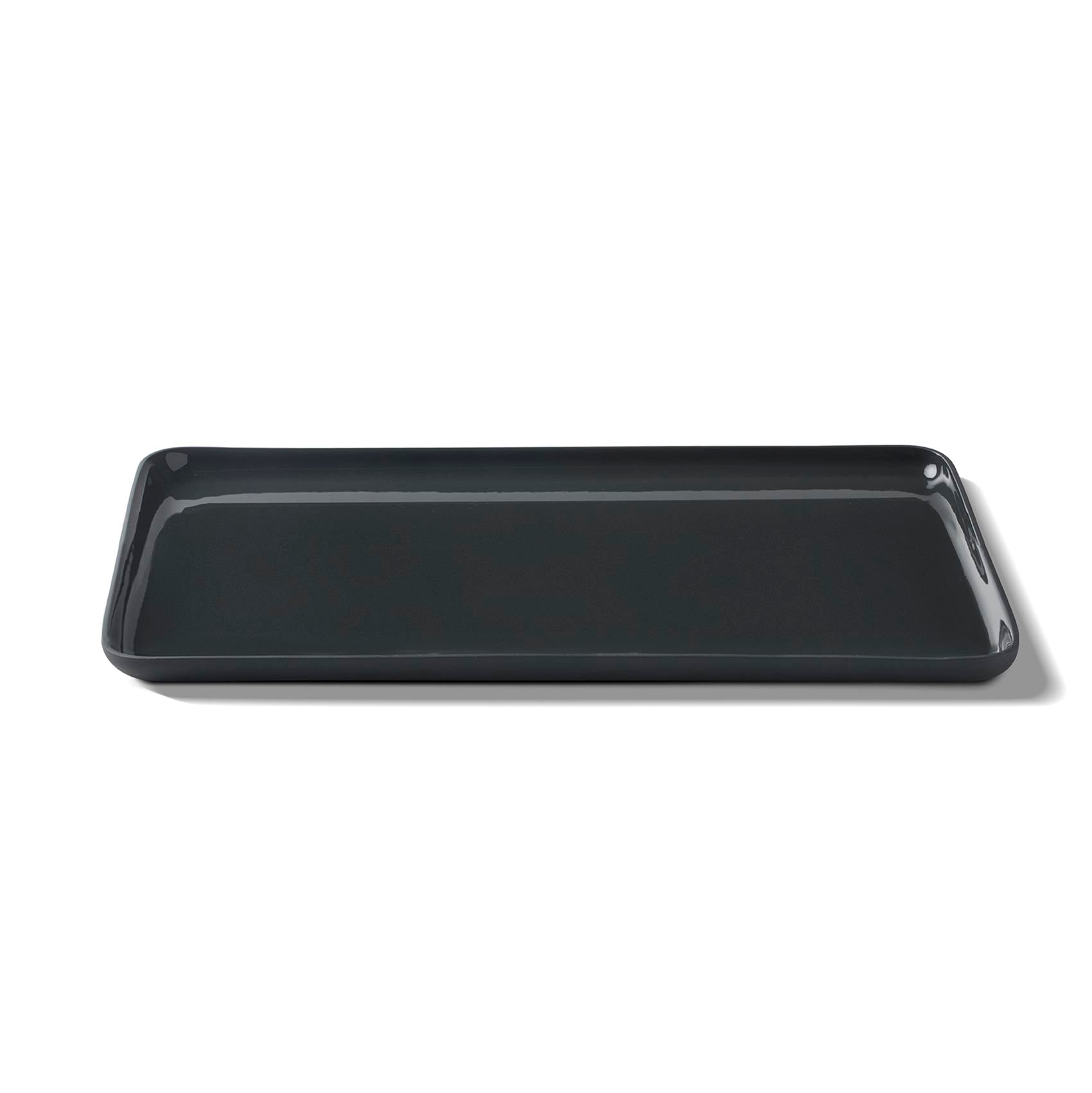 Grande Assiette de Service Rectangulaire Ivoire - BLACK