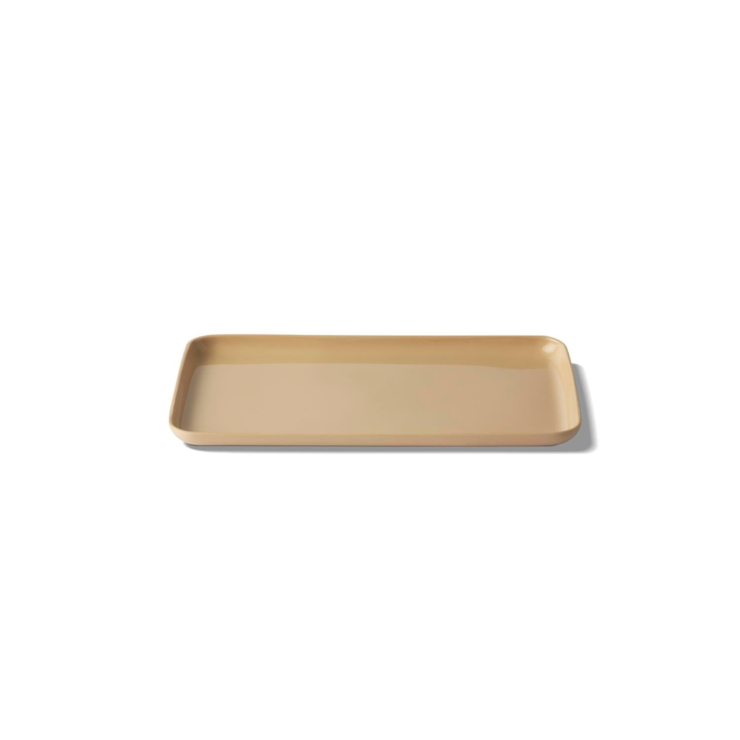 Petit Plateau Rectangulaire Ivoire - Straw