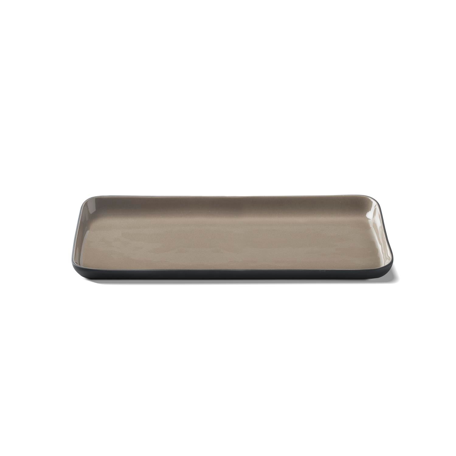 Plateau De Service Moyen Rectangulaire Double Couleur - Black&Rock