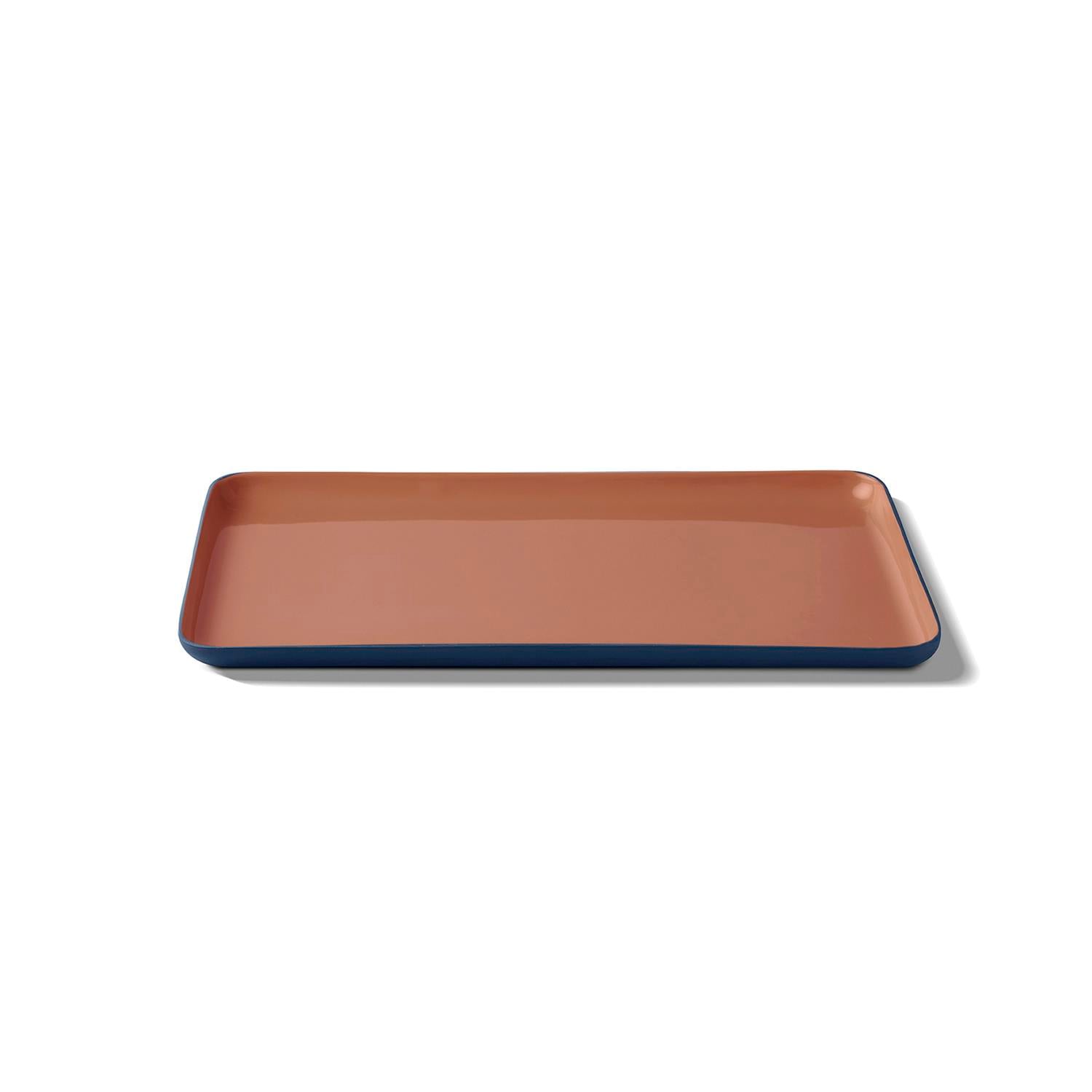 Plateau De Service Moyen Rectangulaire Double Couleur