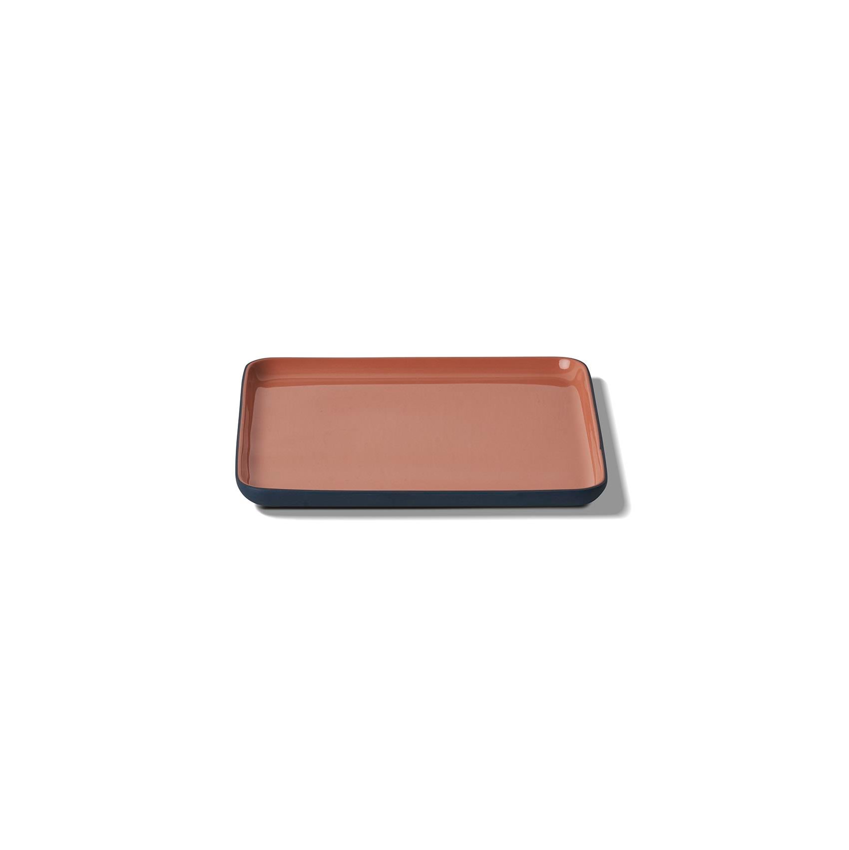 Quadratischer Dessertteller Doppel Farbe Elfenbein - Ocean&Coral