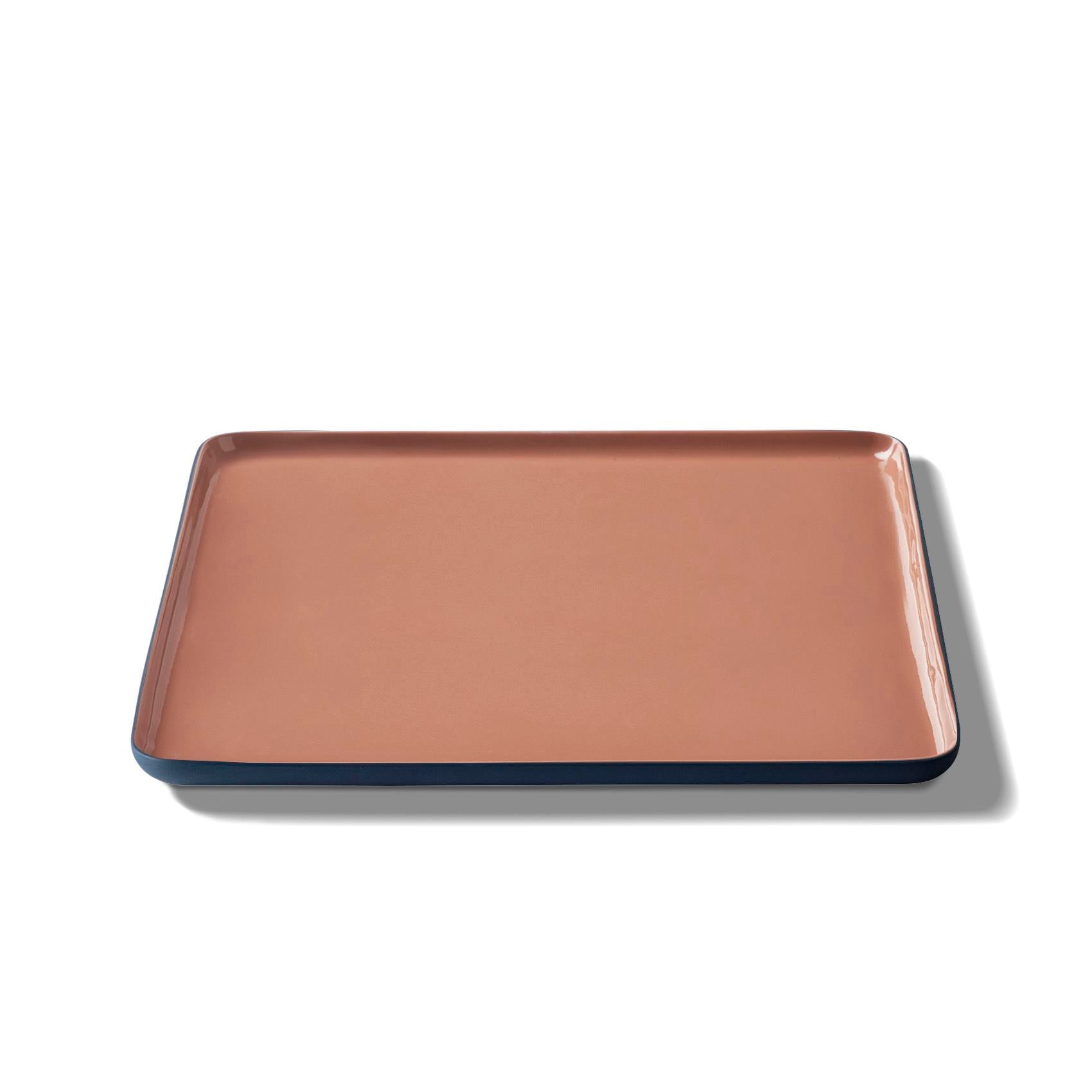 Assiette de Service Carrée Double Couleur - Ocean&Coral