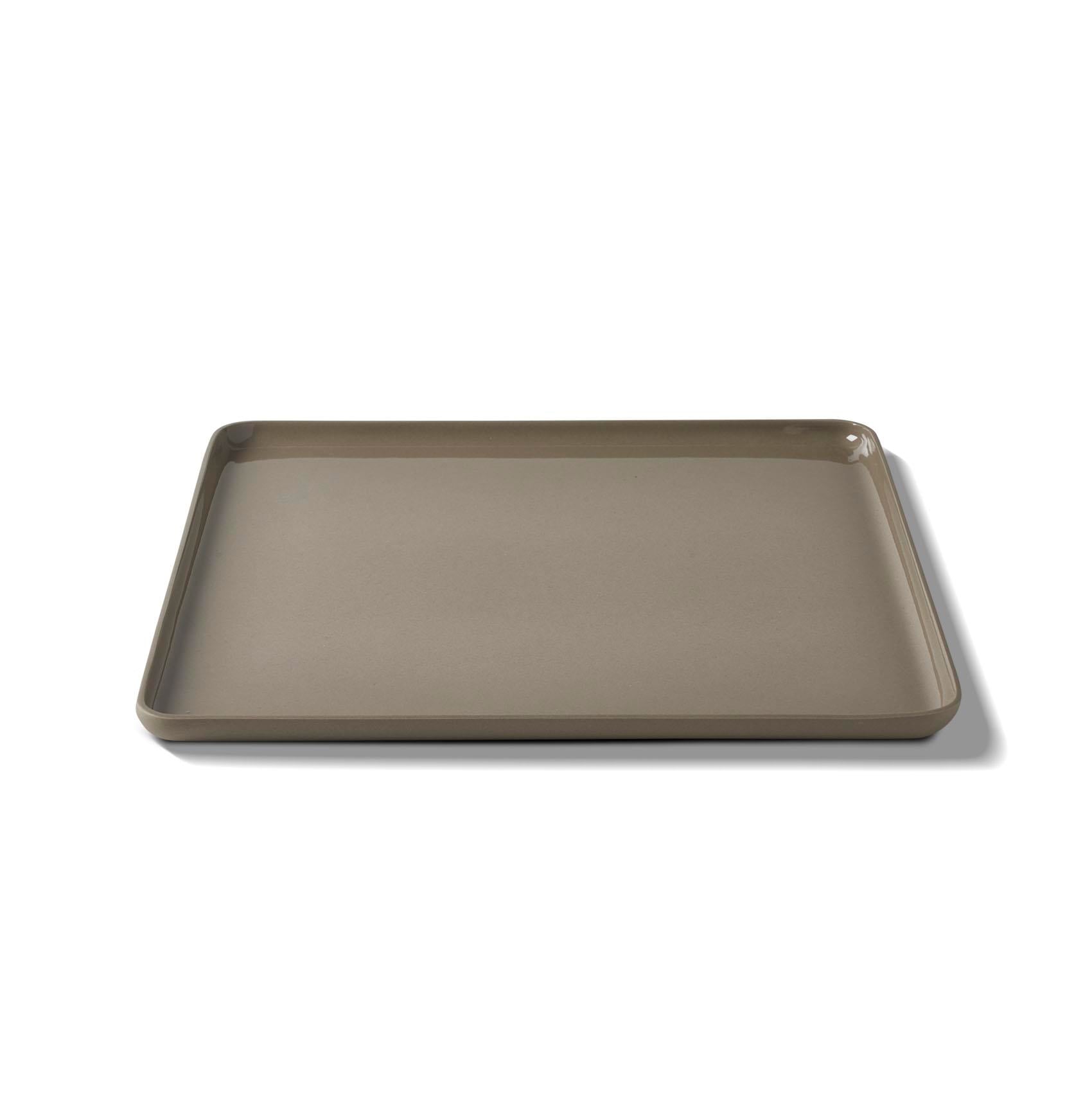 Square Serving Plate Ivory - ROCK