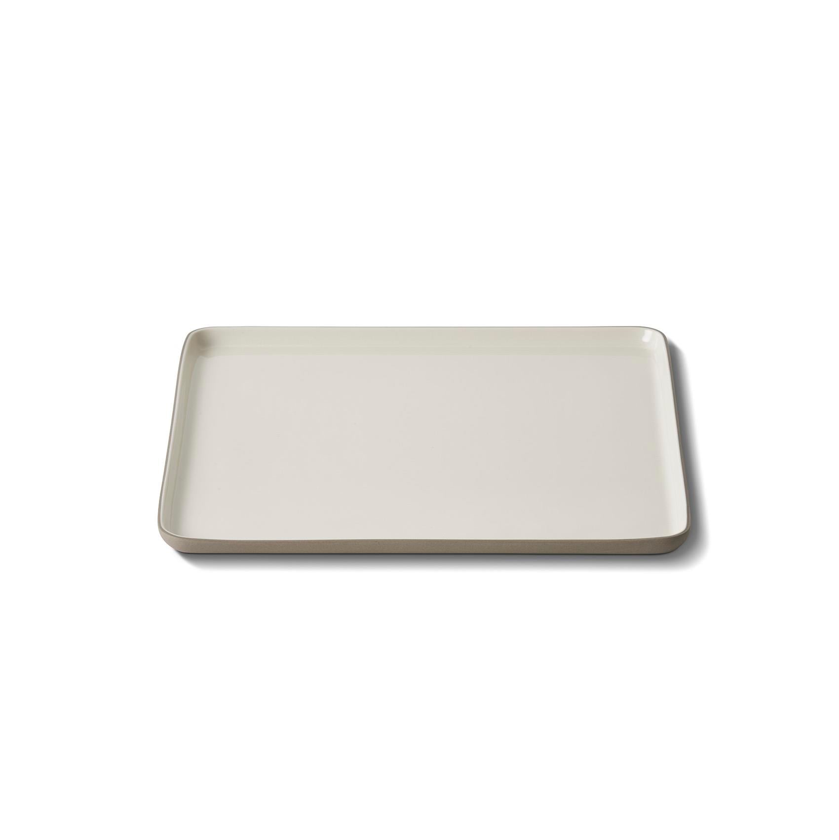 Square Dinner Plate Double Colour - Rock&Ivory