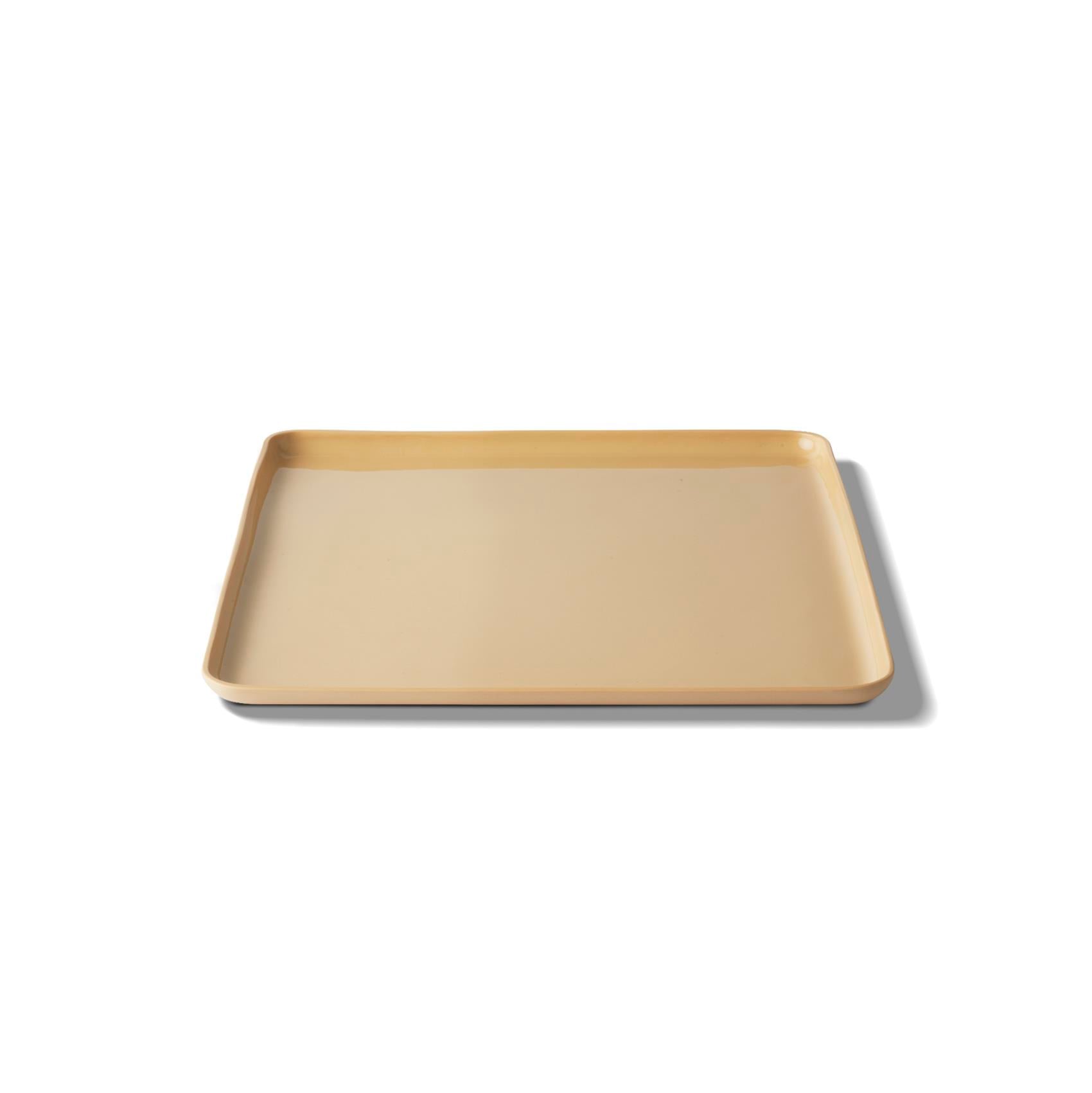 Vierkante Dinerbord Enkele Kleur - STRAW