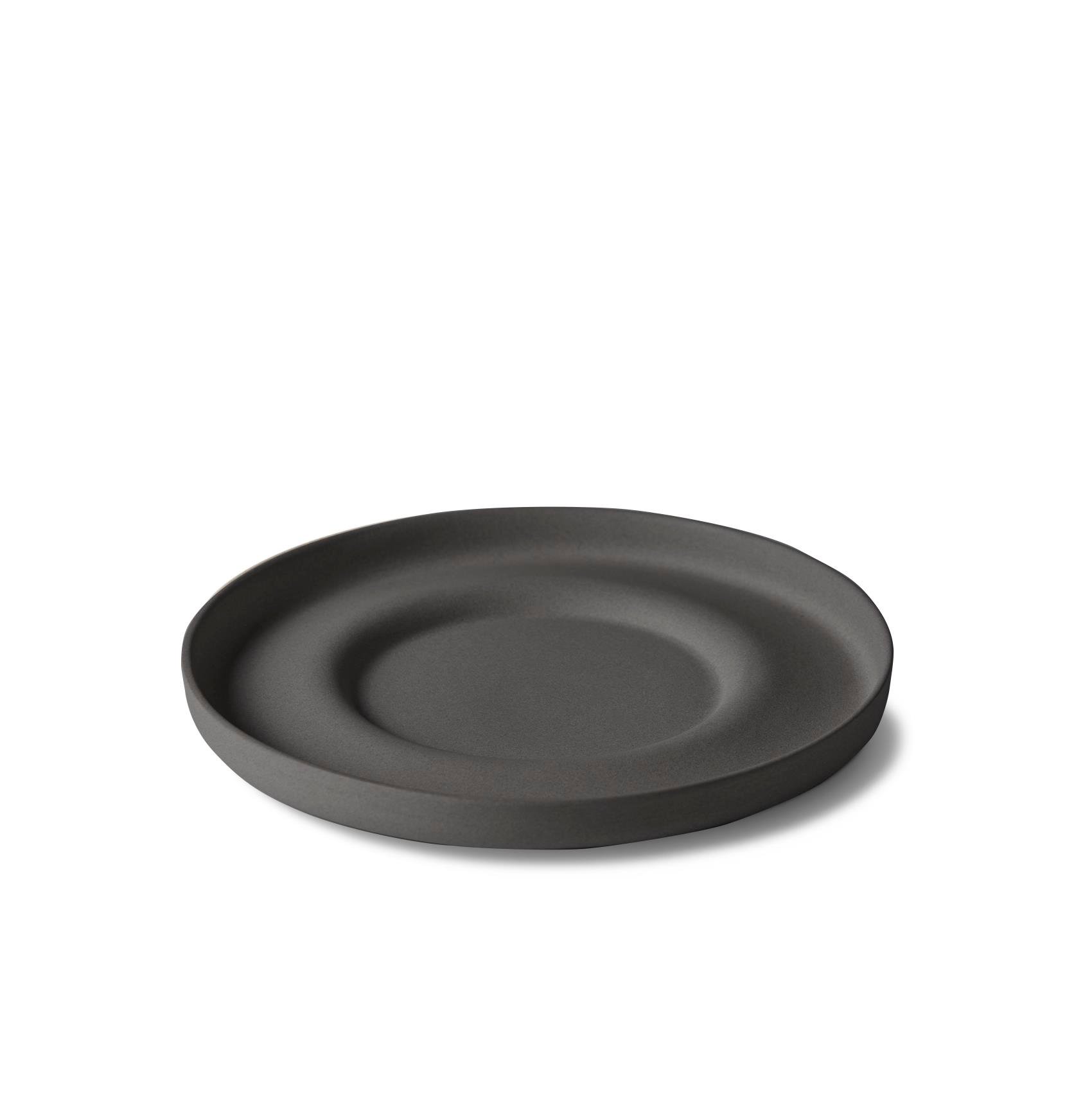 Sous-tasse Ivoire Couleur Unique - Black