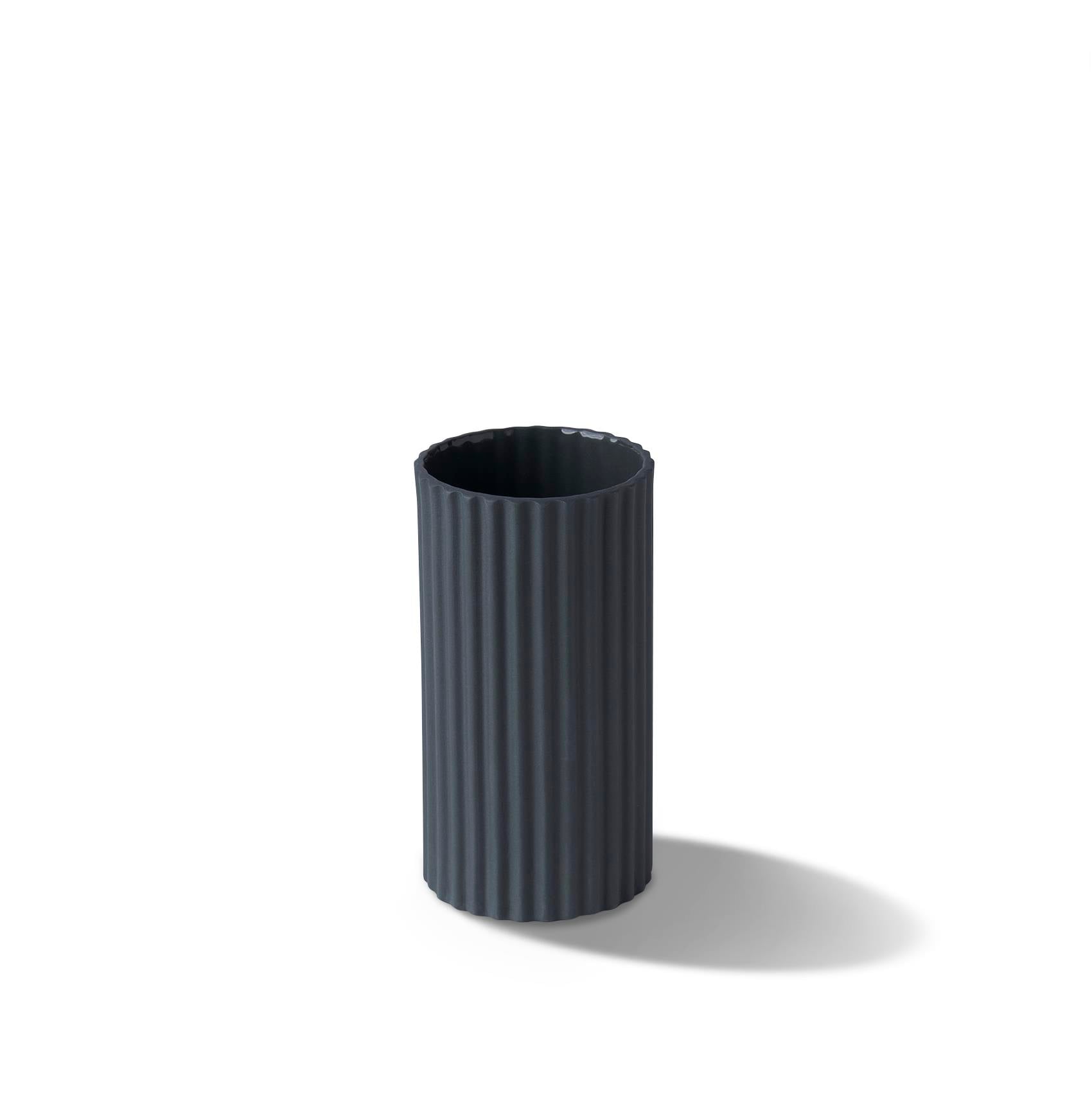 Corinth Kurze Vase Elfenbein - BLACK