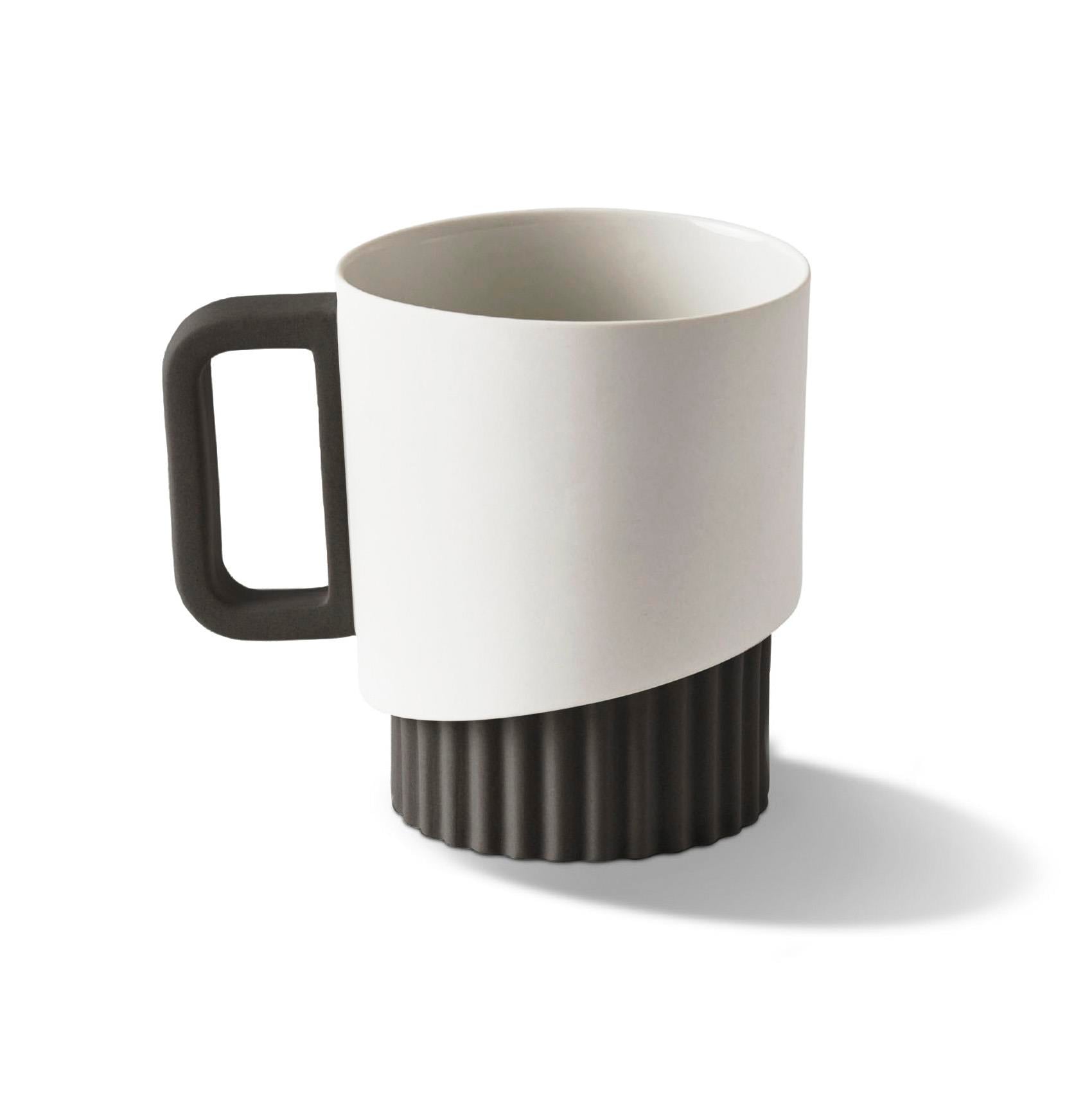 Corinth Mug Ivory - Black&Ivory